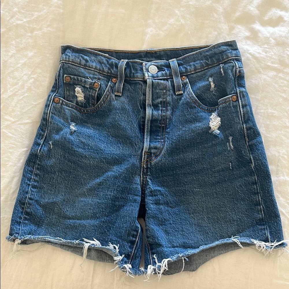 Levi's 501 MID THIGH WOMEN'S SHORTS Sz 25